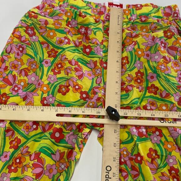 Solid & Striped Pants Womens X Small Yellow Floral Avril Ankle Cotton - Picture 8 of 10